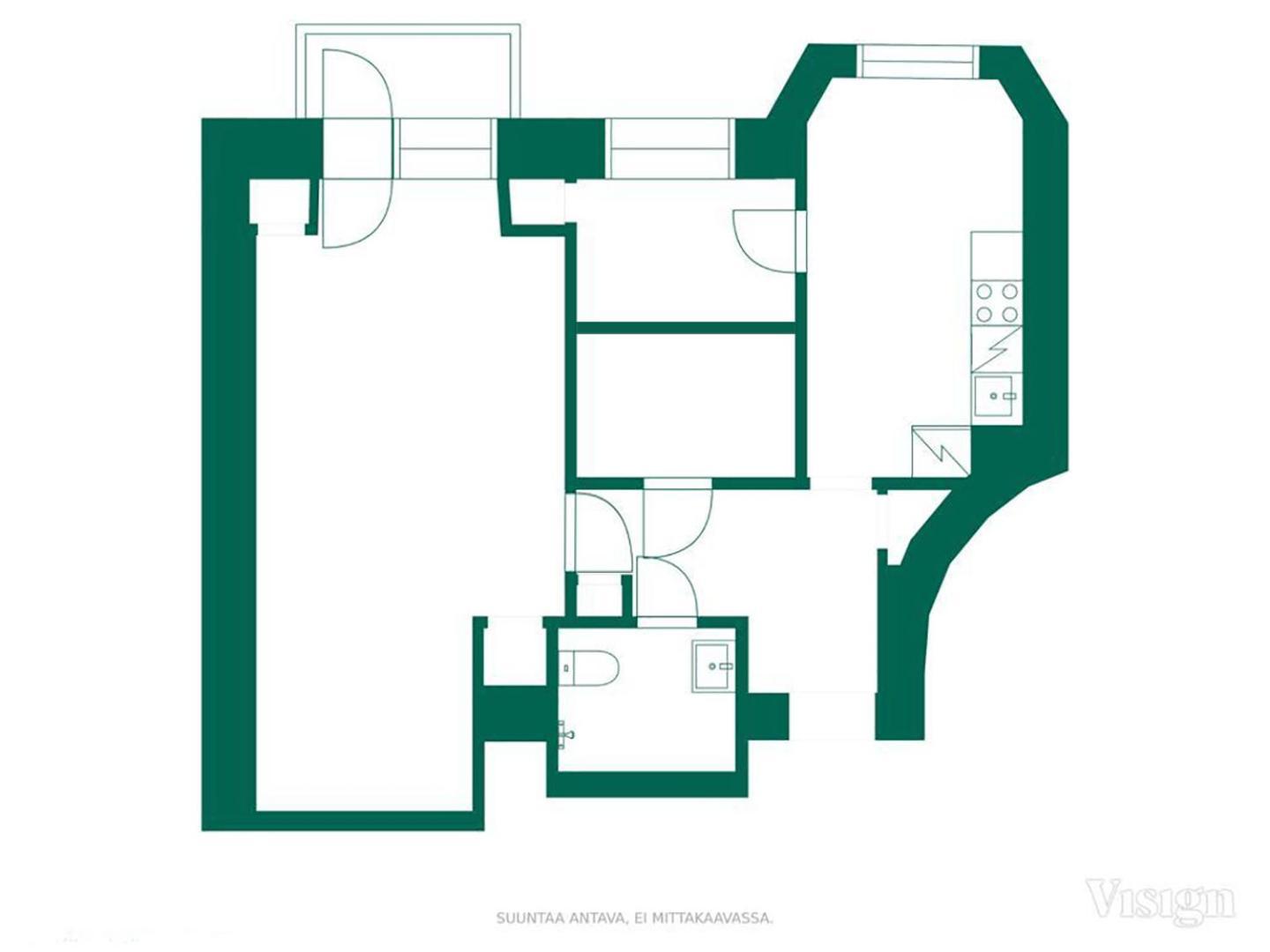 Artistic Kallio Apartment Helsinki Dış mekan fotoğraf